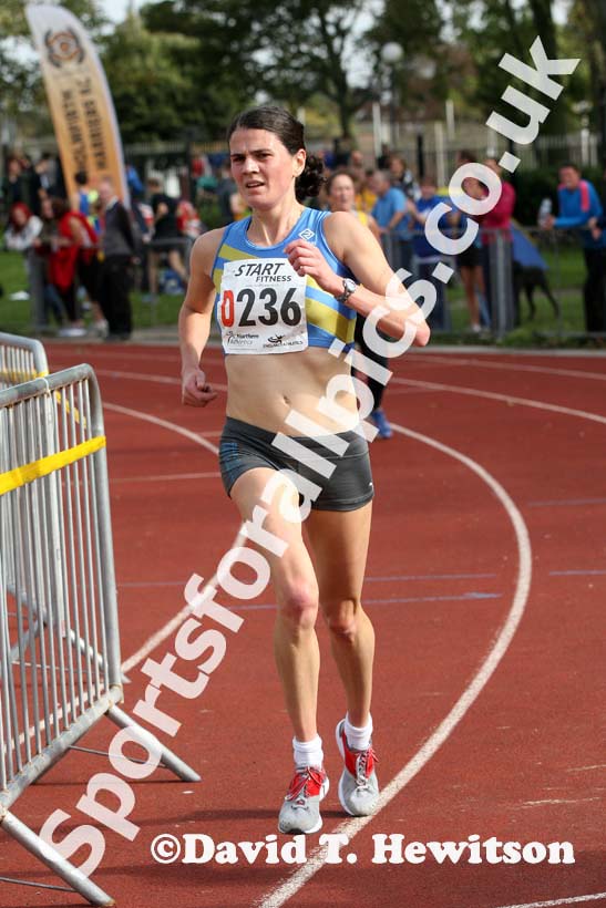 Leeds win the senior womens race at the Northern Road Relays, Blackpool.